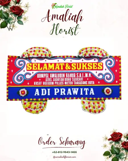 Papan Bunga Ucapan Selamat Brangol